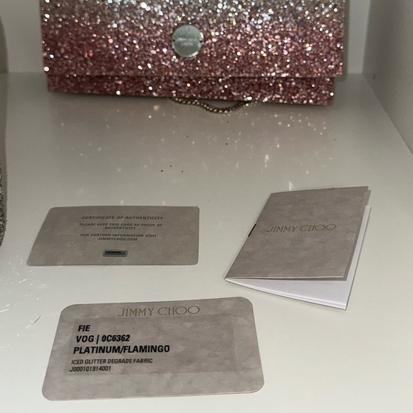 Jimmy choo fie flamingo and Platinum clutch - Picture 6 of 6